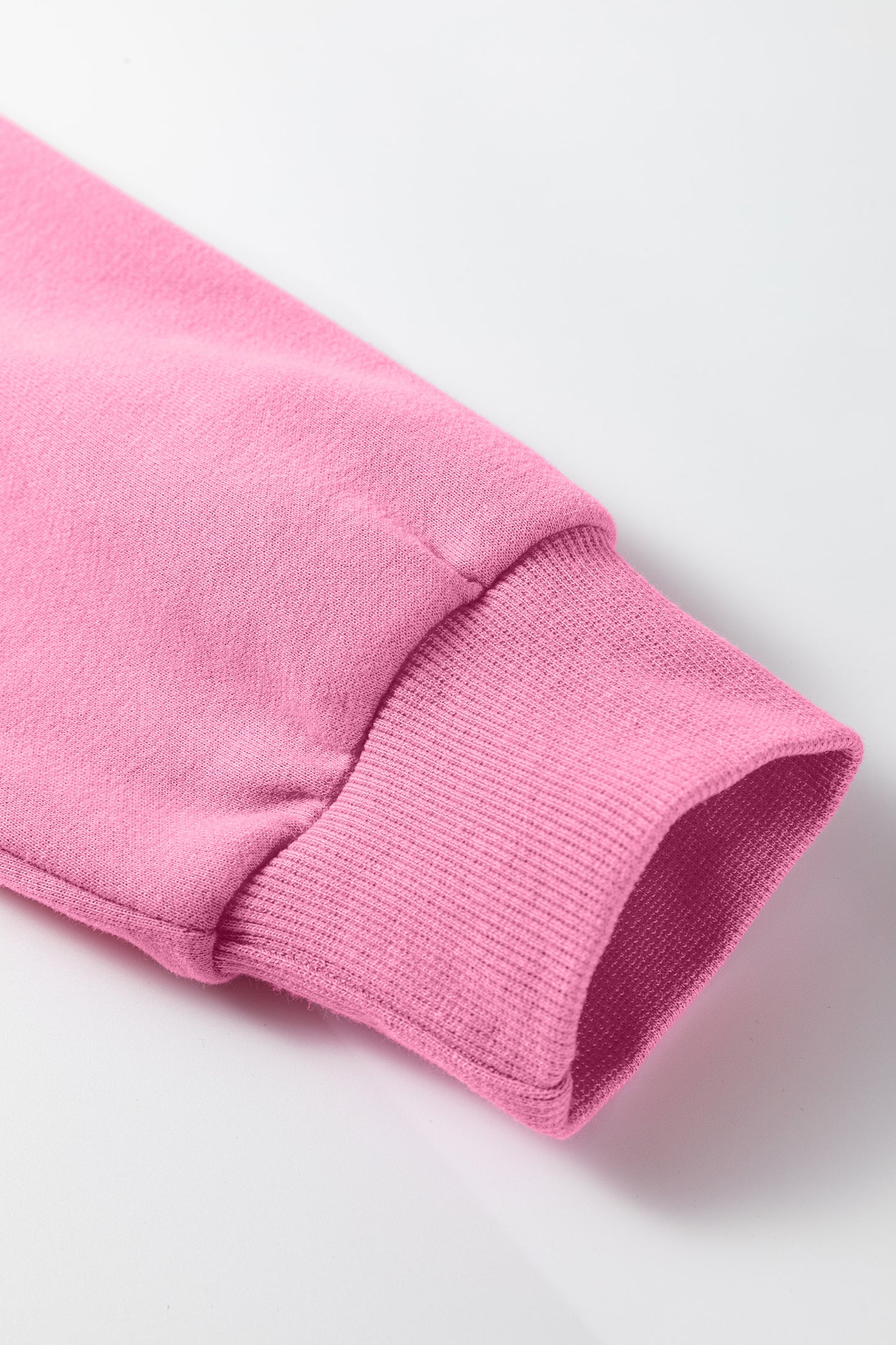 Sea Green Oversize Blessed Embroidered Mock Neck Sweatshirt