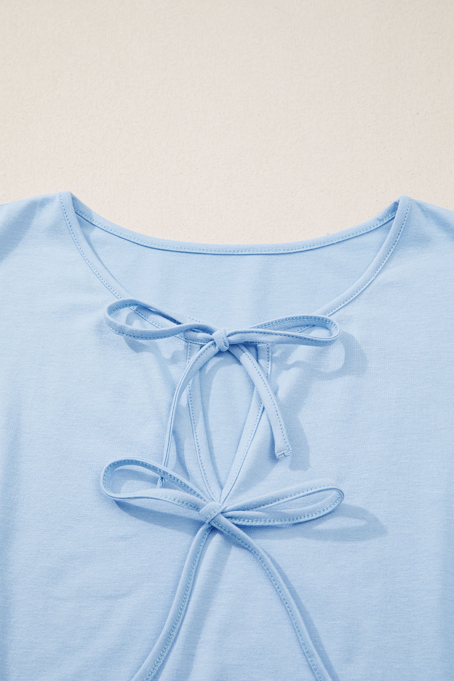 Coffee Plus Size Solid Color Bow Tie Peplum Tank Top