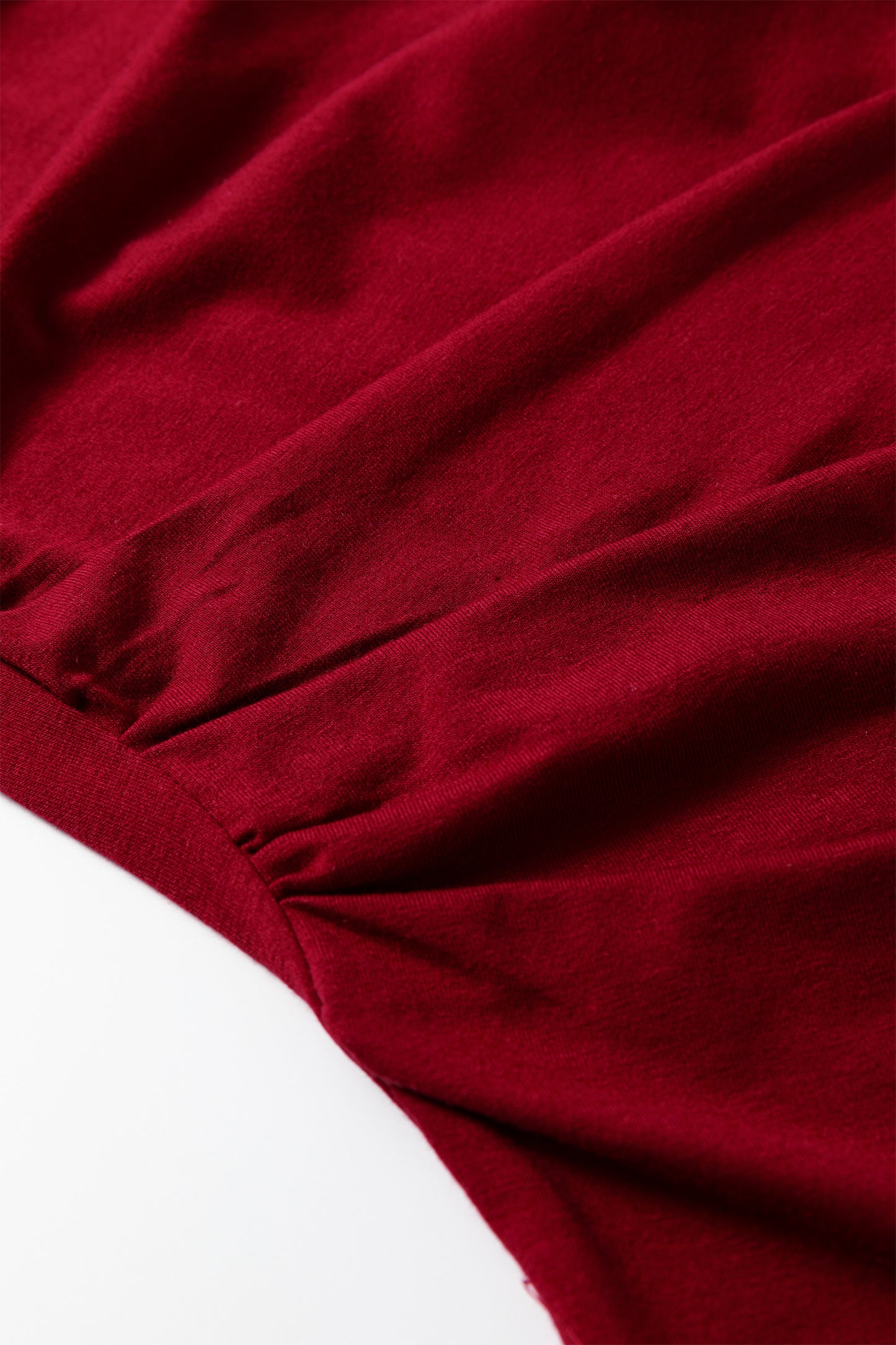 Coffee Plus Size Solid Color Asymmetric Neck Short Sleeve Blouse