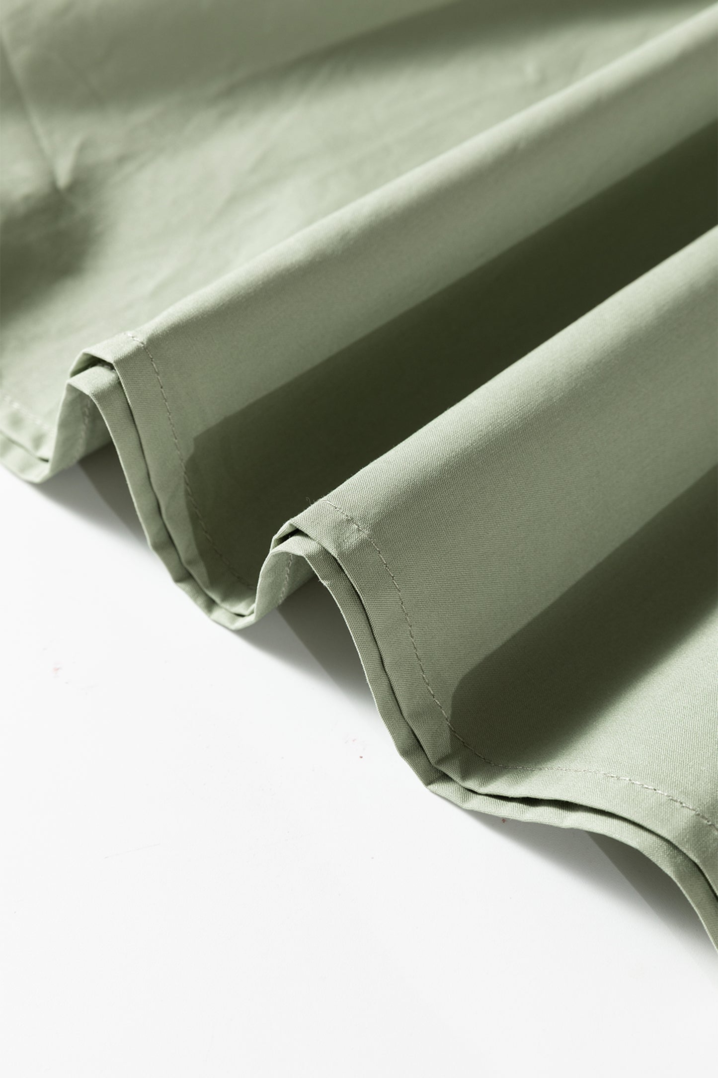 White Floral Puff Sleeve Contrast V Neck Patchwork Blouse