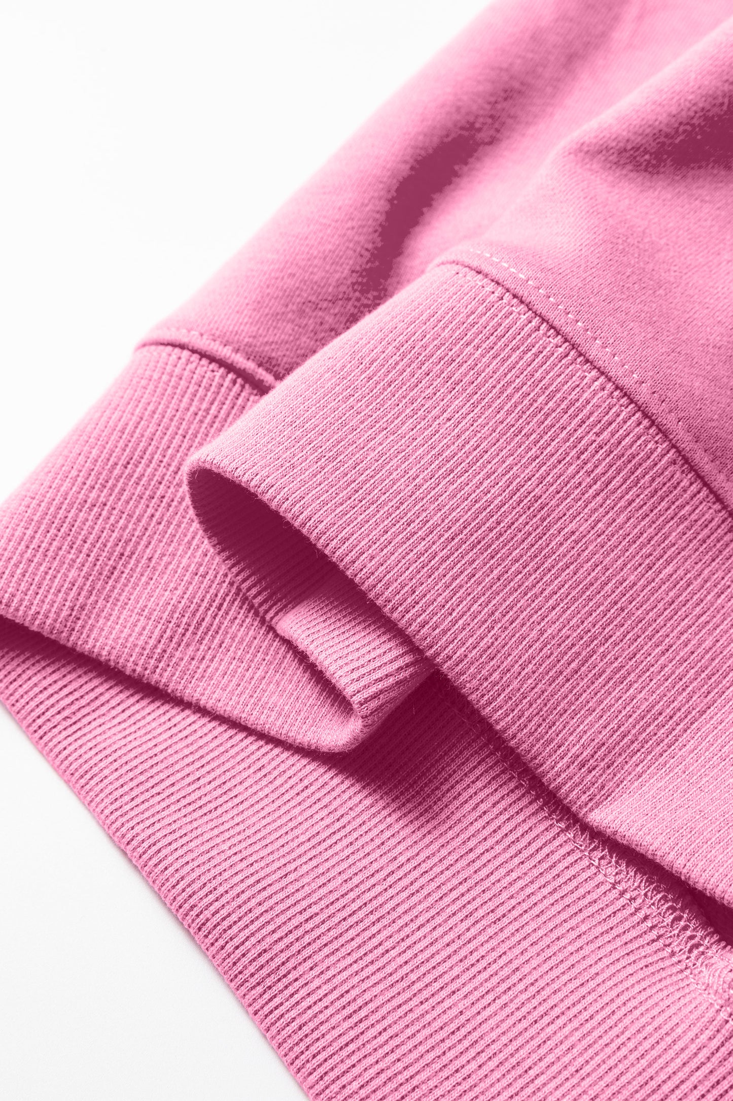 Sea Green Oversize Blessed Embroidered Mock Neck Sweatshirt