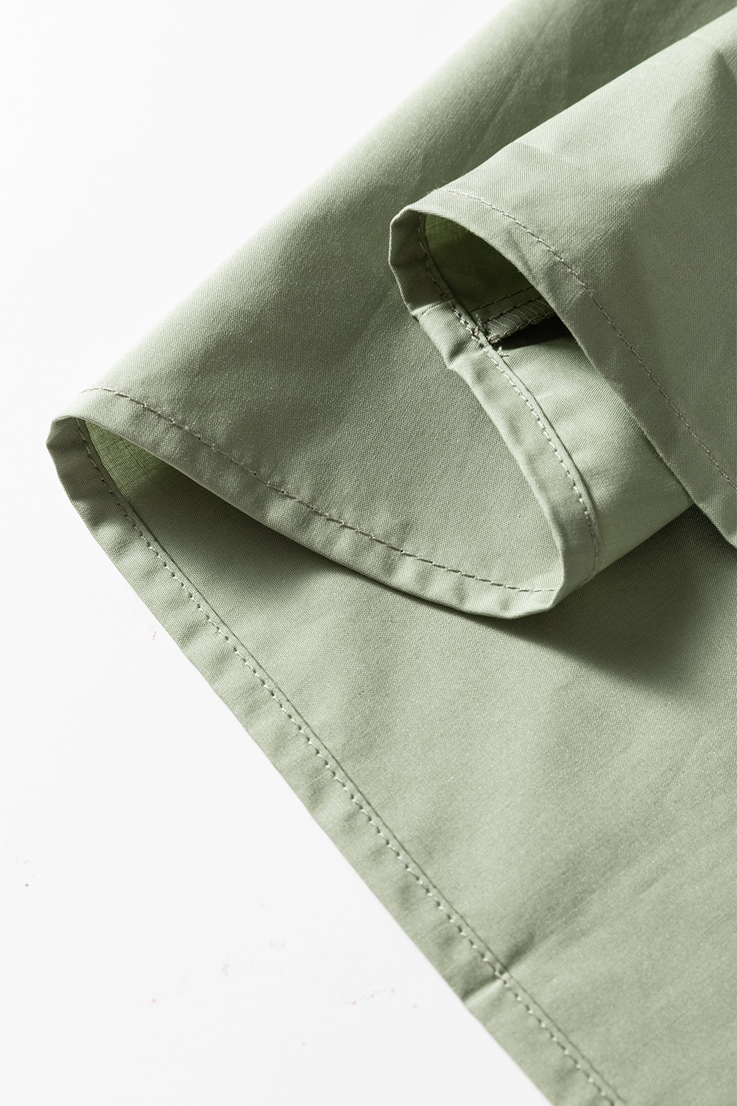 White Floral Puff Sleeve Contrast V Neck Patchwork Blouse